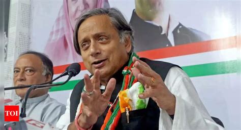 Try To Hold An Election Of Your Own First Shashi Tharoor Slams Bjp India News Times Of India