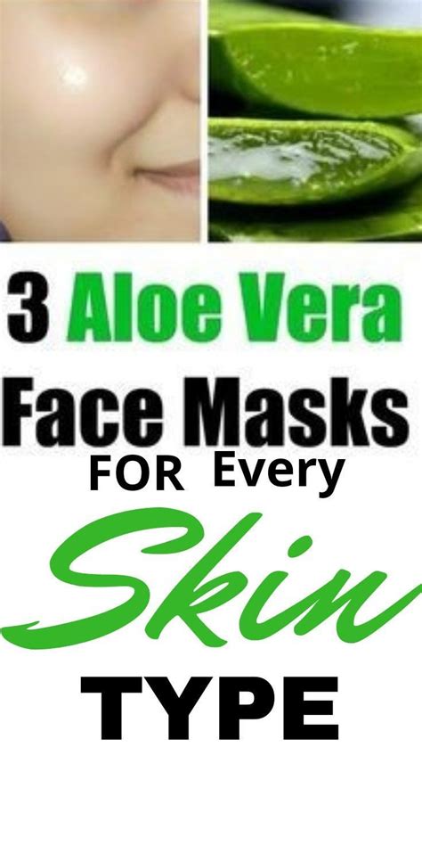 3 Aloe Vera Face Masks For Every Skin Type Mind Is Health Aloe Vera Face Mask Aloe Vera