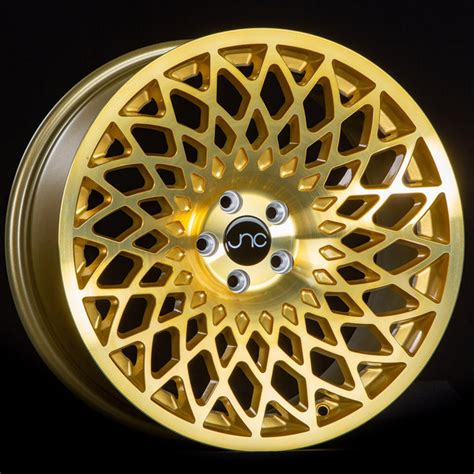 Jnc043 Transparent Gold Jnc Wheels Custom Wheels Collection