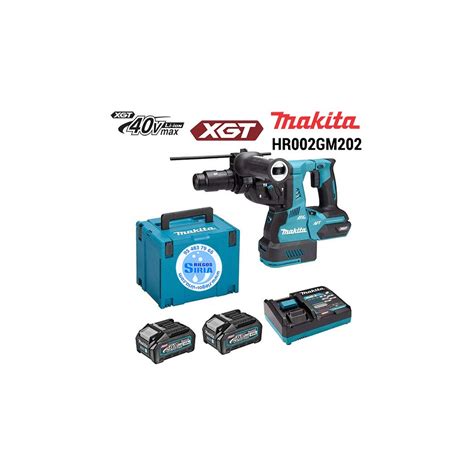 Makita HM001GM201 Martillo DEMOLEDOR BL 2 Baterías 40Vmax 4Ah