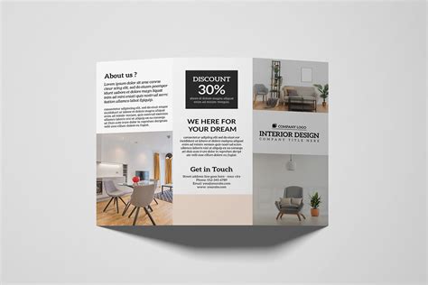 Interior Design Brochure Template on Behance