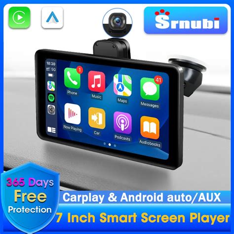 Srnubi Universal K Carplay Android Auto Front And Rear Camera Car