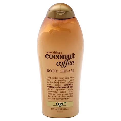 Ogx Smoothing Plus Coconut Coffee Body Cream 195 Oz Randalls