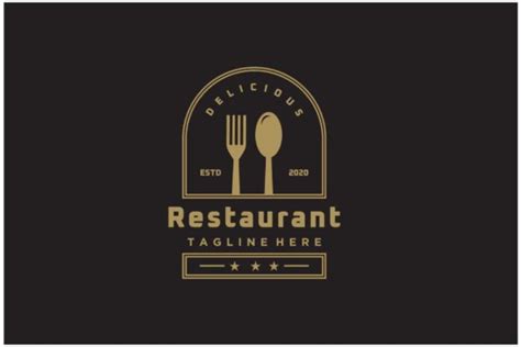 Fork Knife Dining Restaurant Logo Design Graphic by sore88 · Creative Fabrica