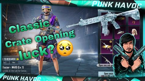 M416 Glacier Crate Opening Classic Crate Opening Trick Punk Havoc