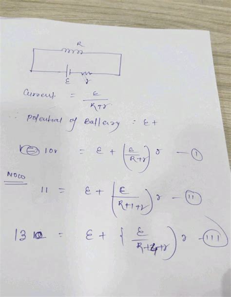 In The Figure Shown Battery 1 Has Emf 6v Internal Resistance 1Ω