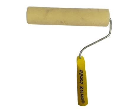 Yellow Handle Foam Brush Epoxy Painting Roller Brush Rod Length