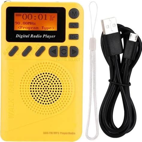 R Cepteur St R O Mini Pocket Digital Radio Dab Fm Radio Num Rique