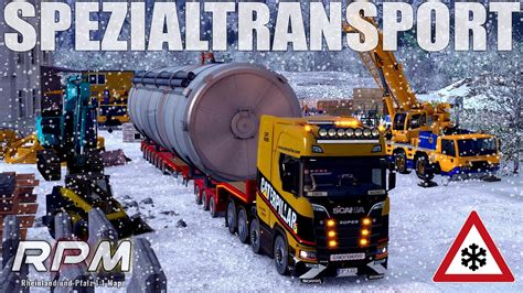 Ets Rpm Rheinland Pfalz Map Winter Spezialtransport