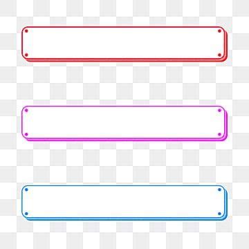 Simple Color Title Borders Clipart