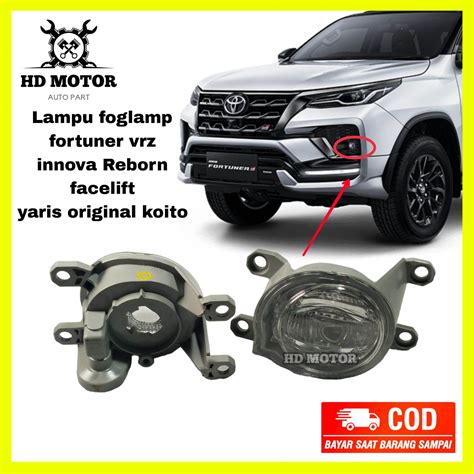 Lampu Kabut Foglamp Fortuner Vrz Innova Reborn Facelift Yaris 2020 2021