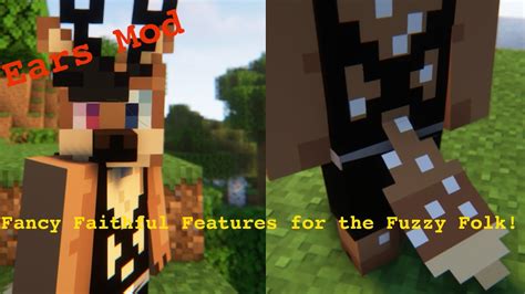 Ears Mod For Minecraft Showcase And Tutorial Finally An Updated Alternative To The Tails Mod