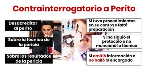 Interrogatorio Y Contrainterrogatorio A Un Perito Clase Del Taller