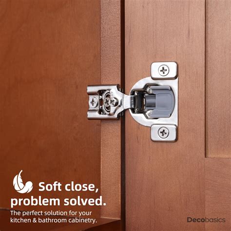 Snapklik Pack Inch Overlay Soft Close Cabinet Hinges For