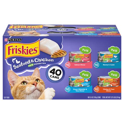 Save on Friskies Seafood & Chicken Pate Favorites Wet Cat Food Variety ...