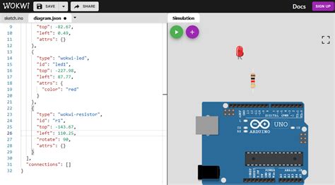 Online Arduino Simulator - 2022 - Blink an LED project- How to use ...