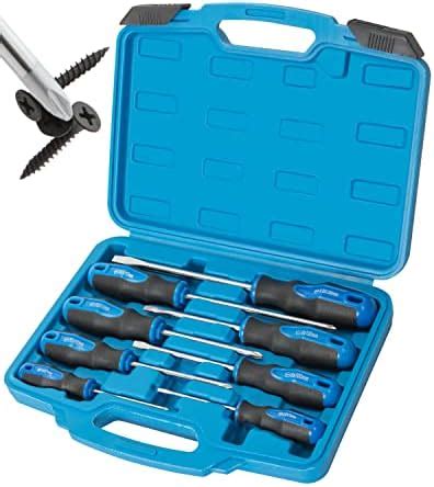 Piece Magnetic Screwdriver Set With Nichrome Tip Phillips And