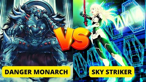 Sky Striker Vs Danger Monarch High Rated Dueling Book Yugioh Youtube