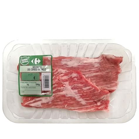 Secreto cerdo ibérico Carrefour 330 g aprox Supermercado Online Carrefour