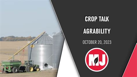 Crop Talk Agrability October 20 2023 Youtube