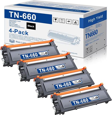 Amazon Tn High Yield Toner Cartridge Black Compatible Pack