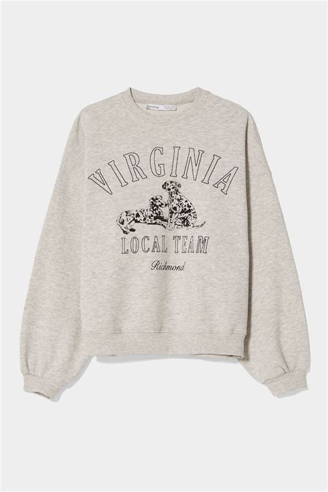 Sudaderas para Mujer Nueva Colección Bershka España Printed