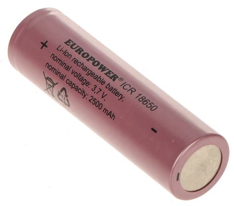 AKUMULATOR LI ION ICR 18650 3 7V 2500mAh EUROPOWER Sklep Opinie