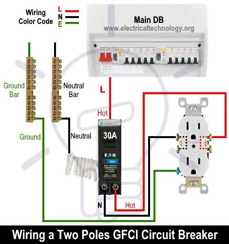 M Todos De Cableado Del Disyuntor Gfci Cableado Gfci De Y Polos