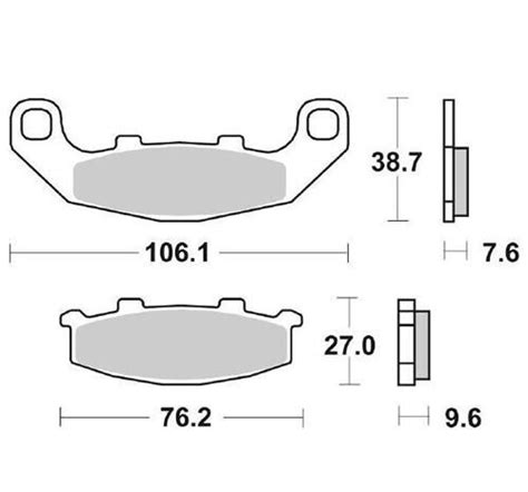 Kawasaki Zxr 250 1989 1995 Front Brake Pads 615 Sbs Ebay