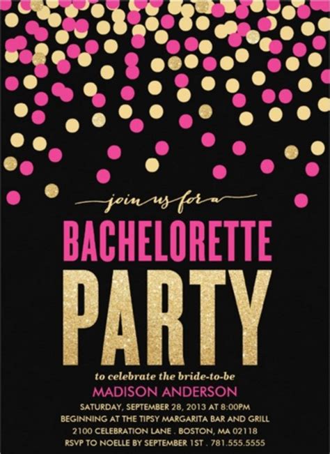 Printable Bachelorette Party Invitations Templates Printable Word