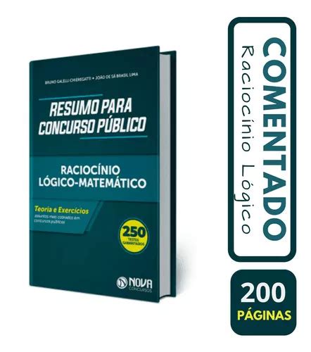 Raciocínio Lógico Para Concursos Coleção Resumo Para Concursos De