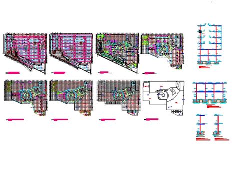 Centro Comercial En AutoCAD Librería CAD