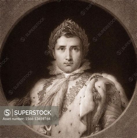 Napoleon Bonaparte, Emperor Napoleon I, 1769 - 1821, a French general ...