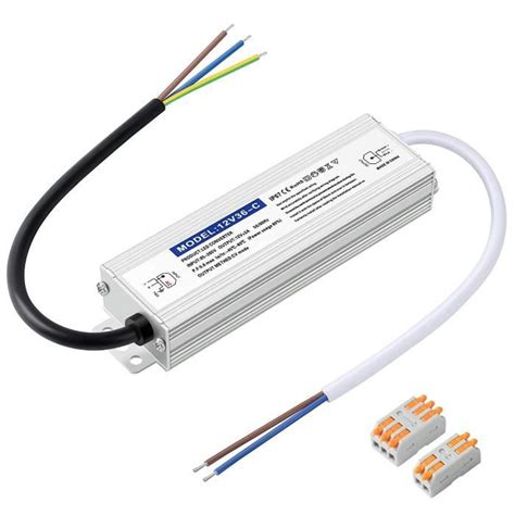 Ip Tanche Transformateur V V Led Driver W Dc Alimentation V