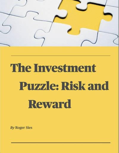 Smashwords The Investment Puzzle Risk And Reward A Book By Roger Sies