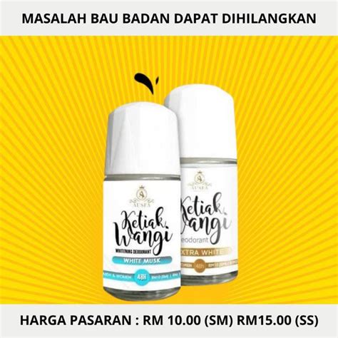 Ketiak Wangi Whitening Deodorant Viral Shopee Malaysia