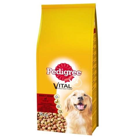 PEDIGREE sucha karma dla psa średnie rasy z wołowiną i drobiem 15 kg