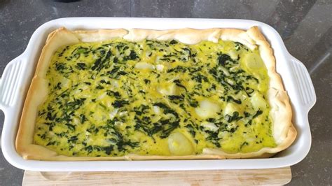 Easy Spinach Quiche Recipe With Puff Pastry