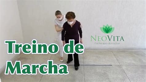 Treino De Marcha Para O Idoso Neovita Fisioterapia Domiciliar Youtube