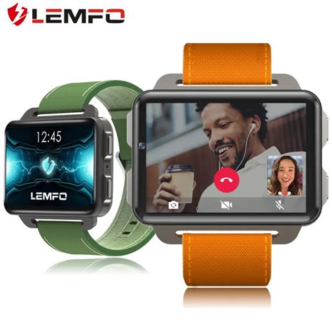 LEMFO 2018 New Arrival LEM4 Pro Smart Watch Android 5 1 Supper Big