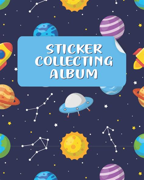 Sticker Collecting Album: Sticker Collection Book & Blank Sticker ...