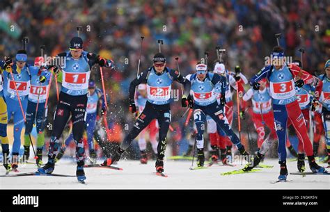 Oberhof Germany 18th Feb 2023 Biathlon World Championship Relay 4