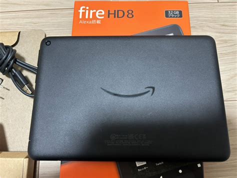 Yahooオークション 【美品】第10世代 Fire Hd 8 タブレット ブラッ