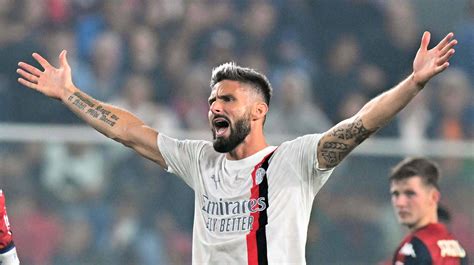 Giroud vai para o gol e garante triunfo do novo líder Milan em cima do