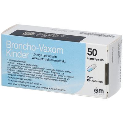 Broncho Vaxom Kinder 50 St Mit Dem E Rezept Kaufen Shop Apotheke