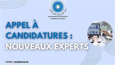 Appel Candidatures Relatif Aux Experts Valuateurs Scientifiques