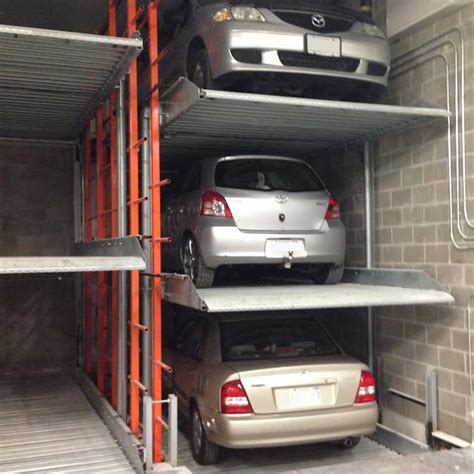 Garage Level Car Triple Stacker Car Parking Lift China Car Lift And