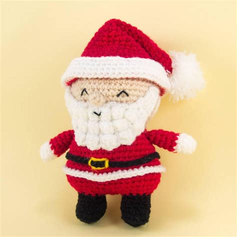 Santa Claus Crochet Amigurumi Pattern Snacksies Handicraft