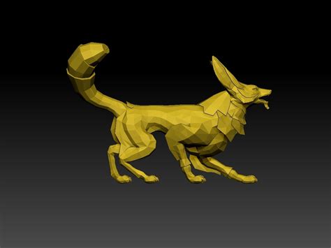 Fichier Stl Renard Renard Pour Unity D Renard Pour Jeu Renard