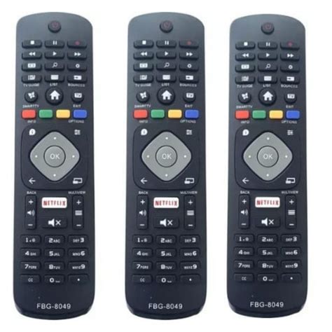 Controle Tv Philips Smart Netflix Kit Unidades Shopee Brasil